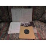 Four assorted test pressing LP's to include John Barry "The Dove",