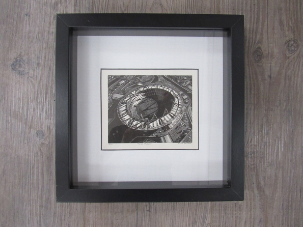 ANNE DESMET (XX/XXI) A framed and glazed limited edition print 'Olympic Shadows'.