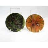 Two Poole Pottery "Studio" range pin dishes,