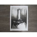 REG BUTLER (1913-1981): An unframed limited edition print, "Tower", signed in pencil and dated '68.