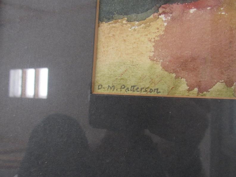 D.M. PATTERSON (Contemporary): "Abstract Landscape". Watercolour. - Image 4 of 4