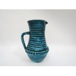 Accolay pottery - a mid Century studio stoneware vessel, 26cm tall,