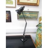 A vintage Herbert Terry Anglepoise 1227 lamp (black)