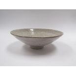 DAVID LEACH (1911-2005) A studio pottery stoneware bowl with ash glaze,