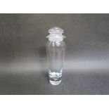 A Kosta clear glass cocktail shaker by Vicke Lindstrand, etched marks to base and No 1492,