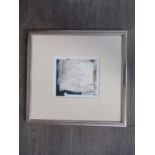 A framed and glazed limited edition abstract print, untitled work.