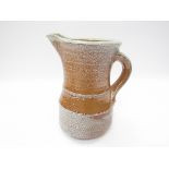 MICHAEL CASSON (1925-2003) A stoneware jug with salt glaze, impressed seal below handle.