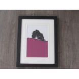 A Jacky Al-Samarraie, framed contemporary art print titled "Hawkshead".