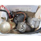 A box of fuel pumps