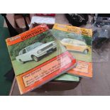A box of mixed car manuals including Autodata and Haynes etc