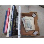 A box of books including motor and repair etc