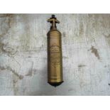 A vintage 'Antifyre'- carbon Tetra chloride hand pump extinguisher