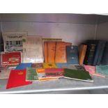 Mixed books etc including Bedford workshop manuals etc