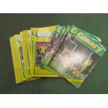 A collection of 1970's-1990's Norwich City FC programmes