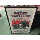 A Peter Skellern "A string of pearls" concert advertising poster for Bournemouth Winter Gardens,