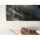 A signed print "Tropical New Moon" after Keith Grant, signed and inscribed under mount,
