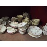 Various floral patterned teawares including Royal Albert, Richmond,