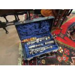 A Boosey and Hawkes Edgware cased clarinet