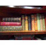 A collection of assorted books including 19th Century leather bindings etc (11)