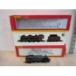 Two boxed Hornby 00 gauge locomotives- Great Western 2-6-2 '61133' and LMS 4-6-0 'Hollyhead'