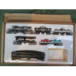 A boxed Matchbox Railroad 00 gauge train set