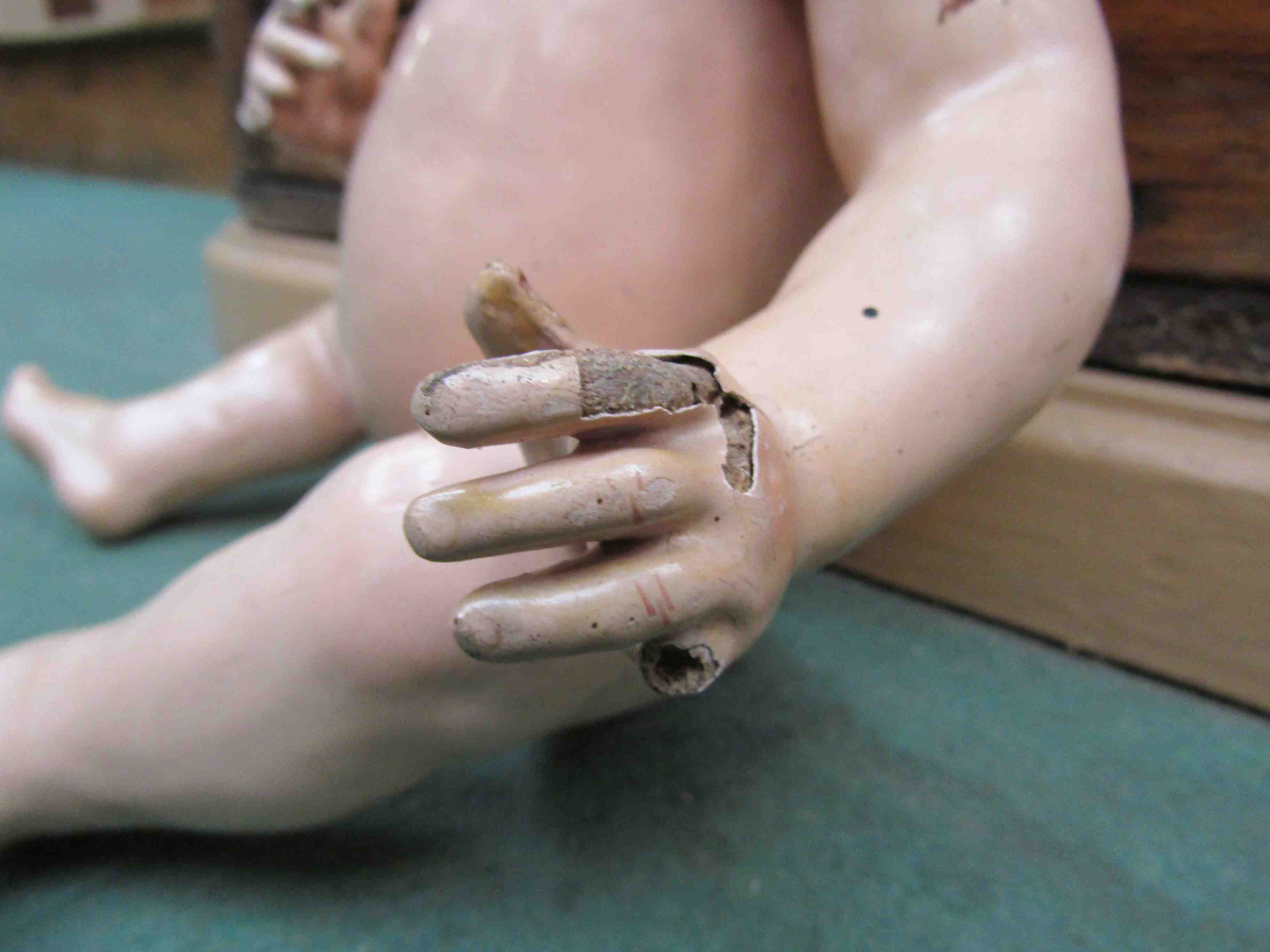An S.F.B.J, Paris 236 bisque head doll on jointed composition body, approx. - Image 4 of 5