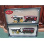 Boxed Corgi 1:50 scale Vintage Glory of Steam Fowler B6 Showman's locomotive 'Onward' Le Mont Blanc