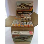 Twenty two Matchbox 1:72 scale aircraft plastic model kits