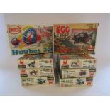 Seven Hales/Hasegawa Egg-Craft Of The World plastic model kits and one other (8)