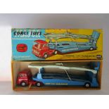 A boxed Corgi 1105 diecast "Carrimore" car transporter