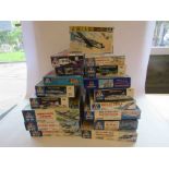 Seventeen assorted Italaerei aircraft plastic model kits