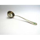 A silver ladle, MT Wetlzer Germany, marked 800,
