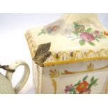 A ceramic lidded tea caddy,