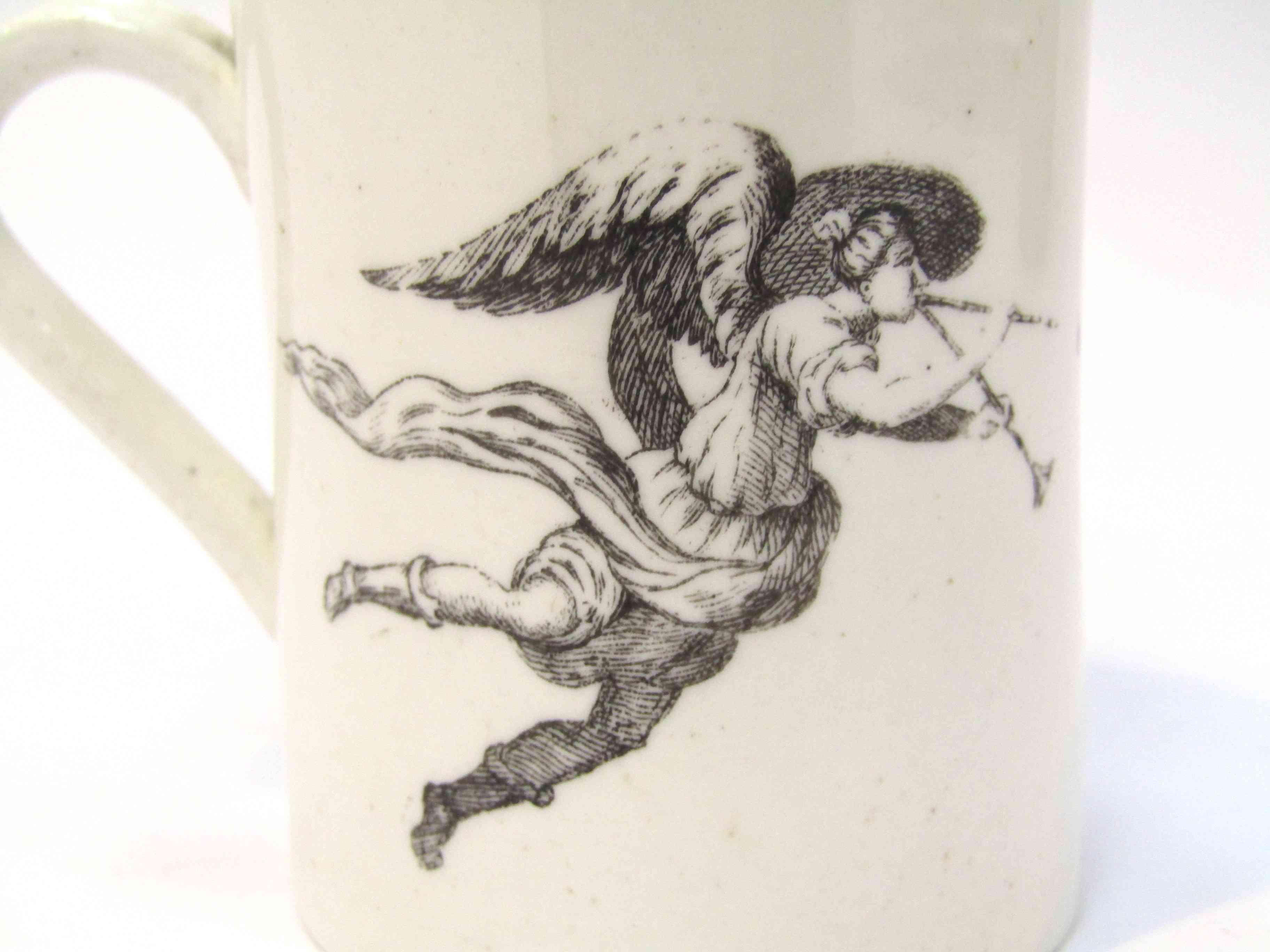 A late 18th/early 19th Century coffee can with image of the King of Prussia - Image 2 of 2