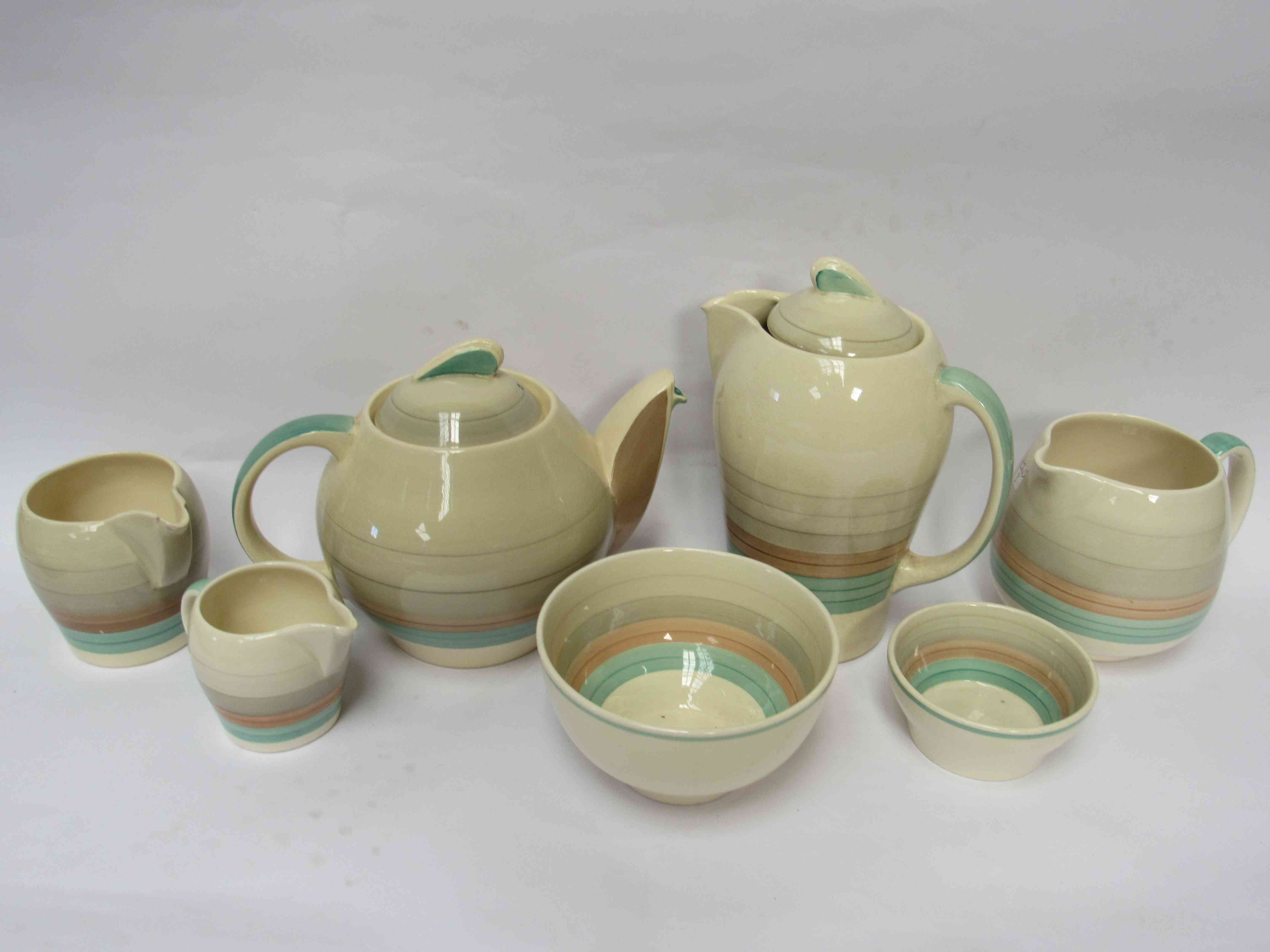 A quantity of Susie Cooper tea and coffee wares,