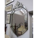 A 19th Century Venetian wall mirror