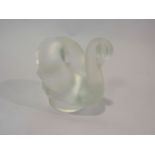 A Baccarat France duckling and a Lalique swan (2)