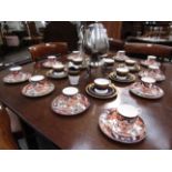 A collection of Royal Crown Derby Imari King's Pattern 383 tea cups,