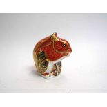 A Crown Derby squirrel with box,