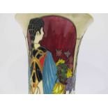 A Moorcroft Flower Maidens Trial pattern vase, designed by Paul Hilditch,