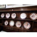 A collection of Royal Crown Derby Imari King's Pattern plates,