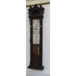 A Victorian oak Admiral Fitzroy barometer,