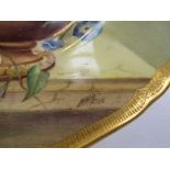 A hand painted Royal Worcester cabinet plate by H.H.