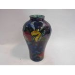 A handpainted vase by FX Abrahams,