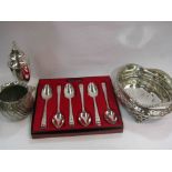 A plated sugar sifter,