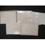 A packet of 19th Century Burmese and Indian drawings