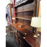 An oak dresser,