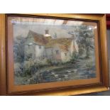 CATHERINE LILLEY (1864-1957) Willy Lots Cottage watercolour, framed and glazed,