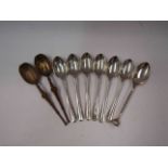 A James Deakin & Sons set of six silver teaspoons, Sheffield 1918,