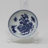 Miniature blue & white saucer 8cm,